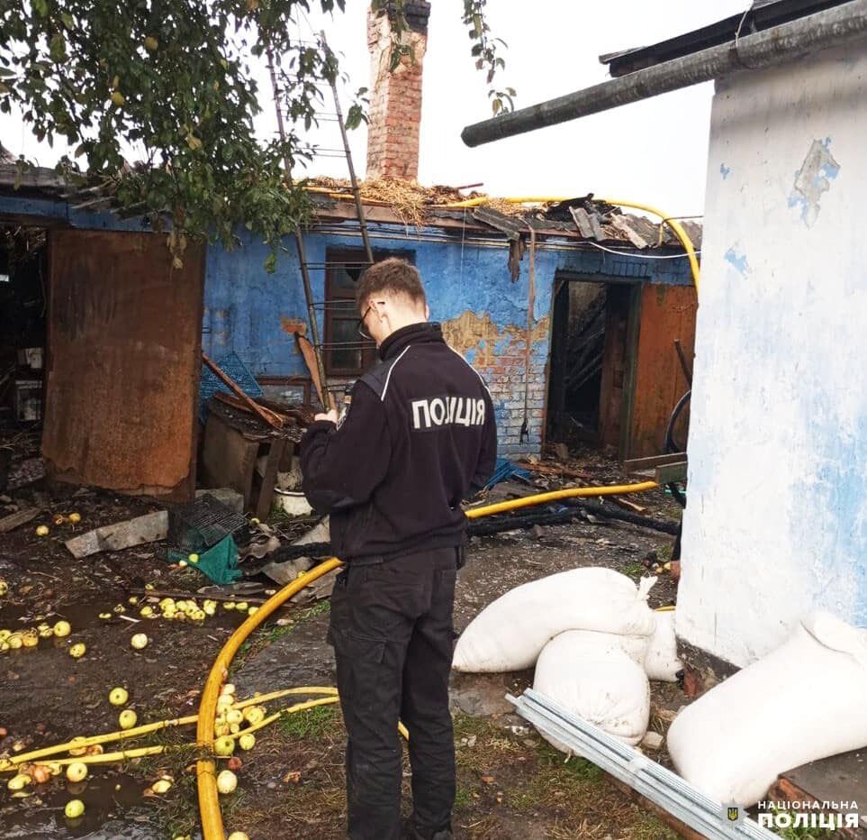 Родители были на работе: в Ровенской области в пожаре погиб 6-летний мальчик. Фото