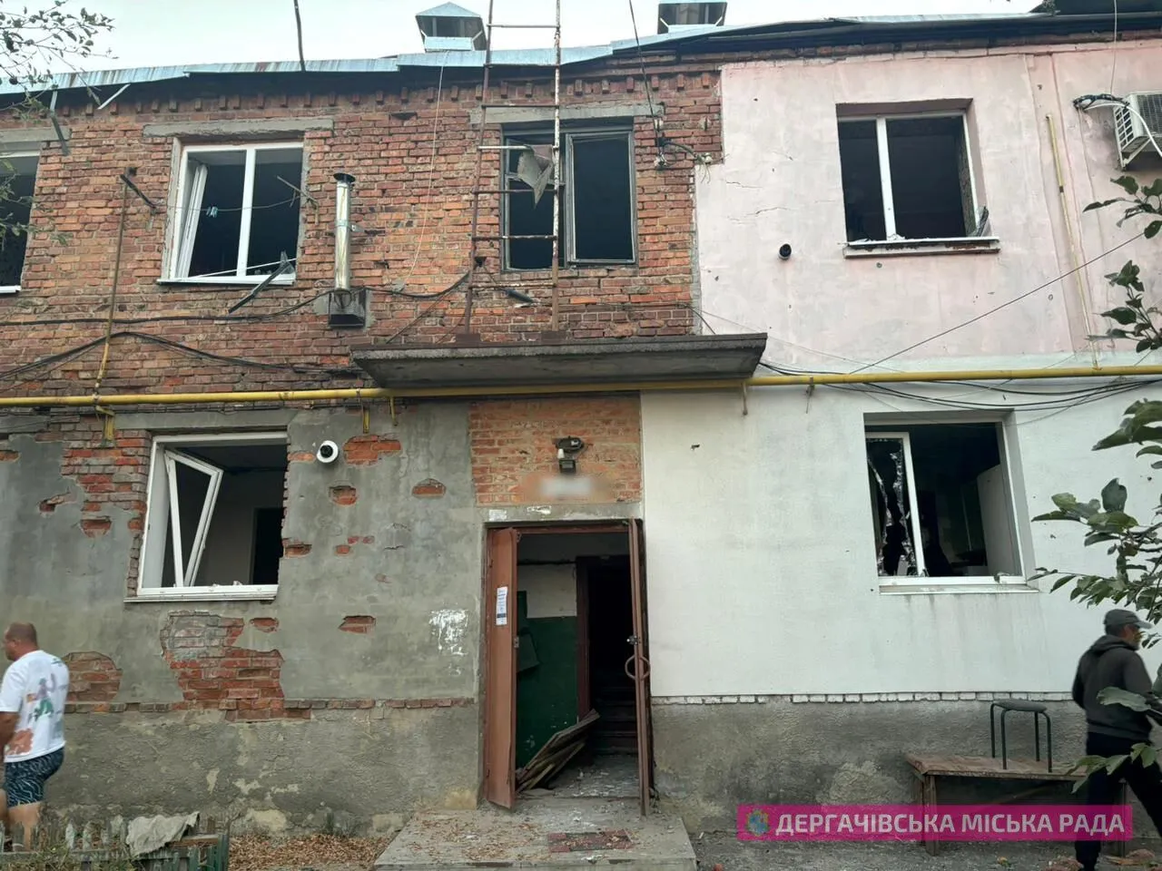The occupiers struck Kharkiv and Derhachi: seven people were injured, including a child. Photo