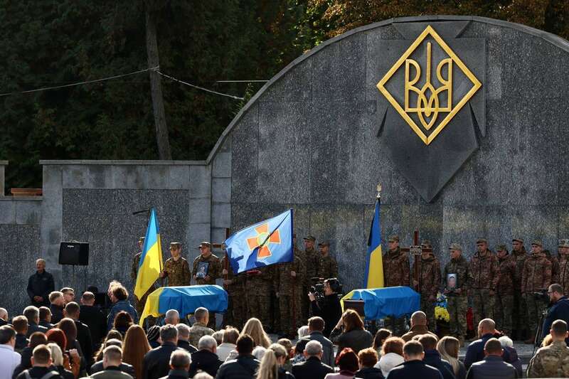 Погиб на Северском направлении: во Львове попрощались с зятем Ирины Фарион. Видео