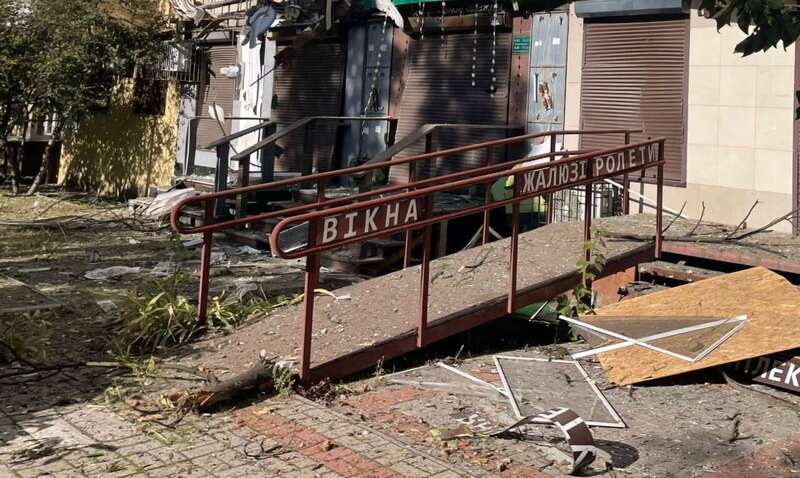 Occupiers struck Nikopol with artillery, three people were injured. Photo dqxikeidqxiqqeant