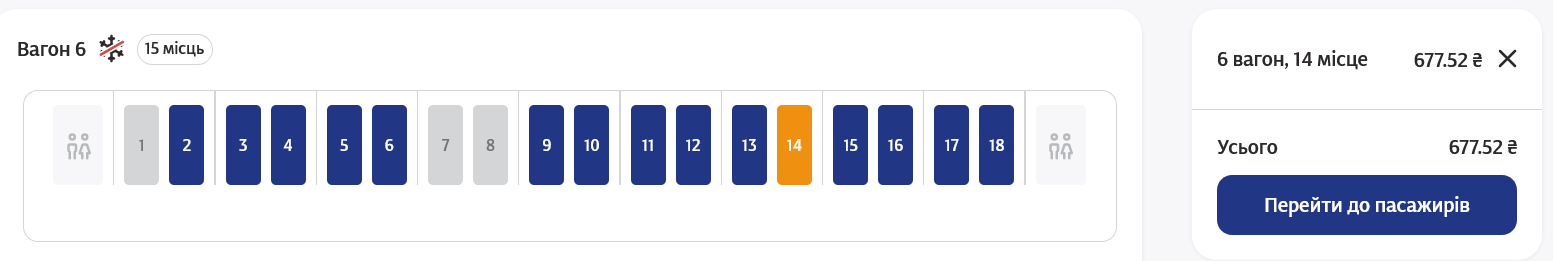 Price of luxury class tickets