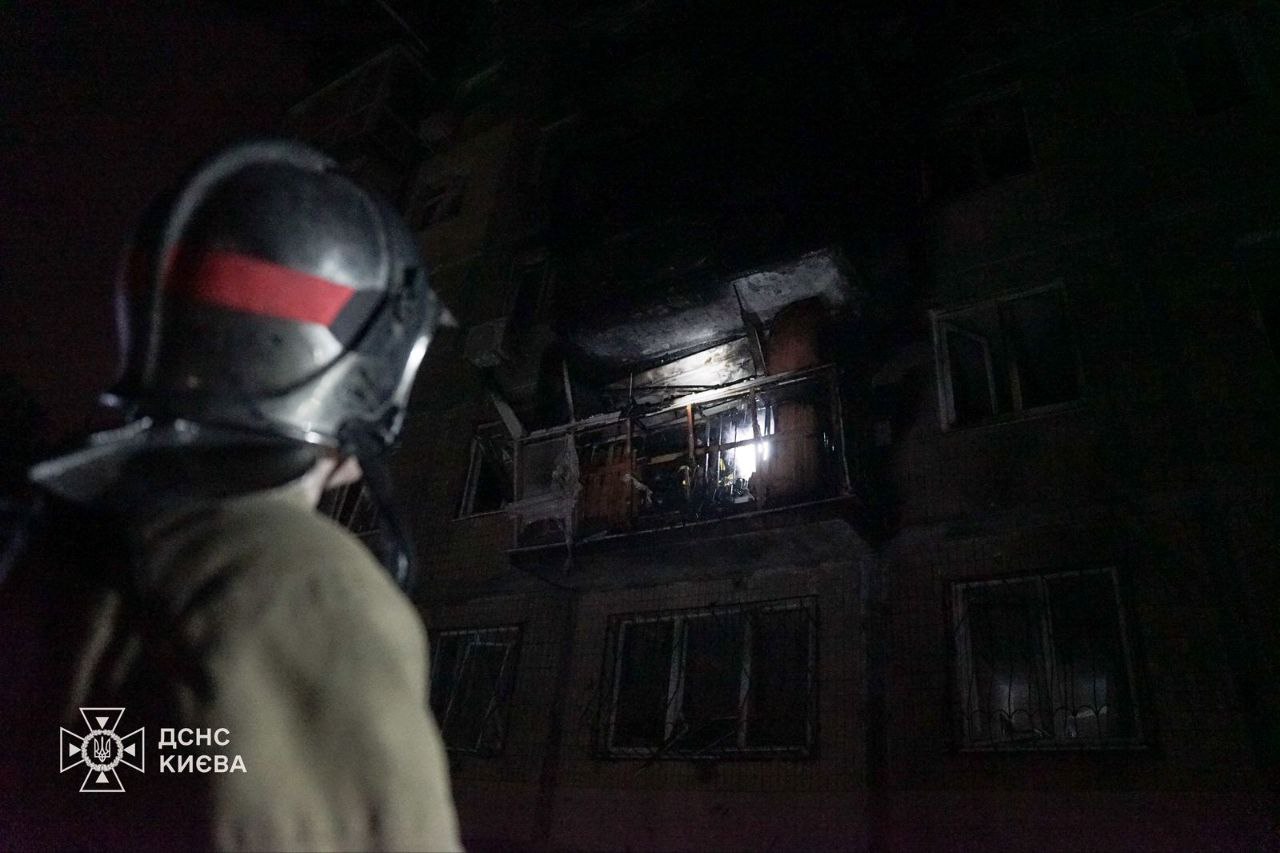 Падіння уламків БПЛА на Солом’янці в Києві: постраждали 9 людей, серед них дитина