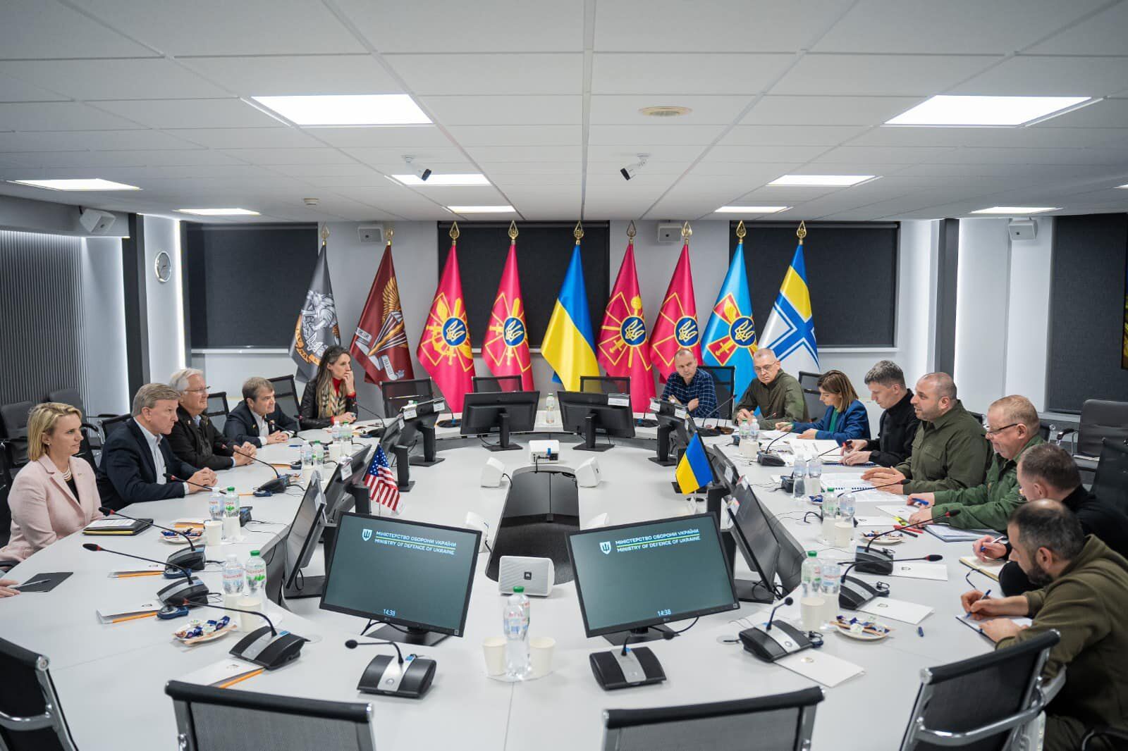 Talks with representatives of the defense departments