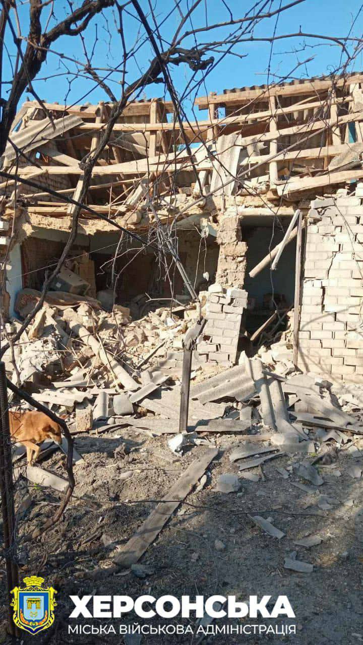 Россияне атаковали Херсонщину: один человек погиб, еще четверо пострадали. Фото