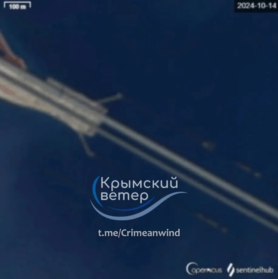 Путін почав будувати паралельний до Кримського мосту та оборонні споруди: фото