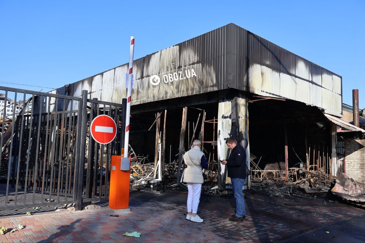 Over ten stores destroyed in the market: new data on the aftermath of the Russian strike on Kyiv. Photo report dqxikeidqxiqqeant