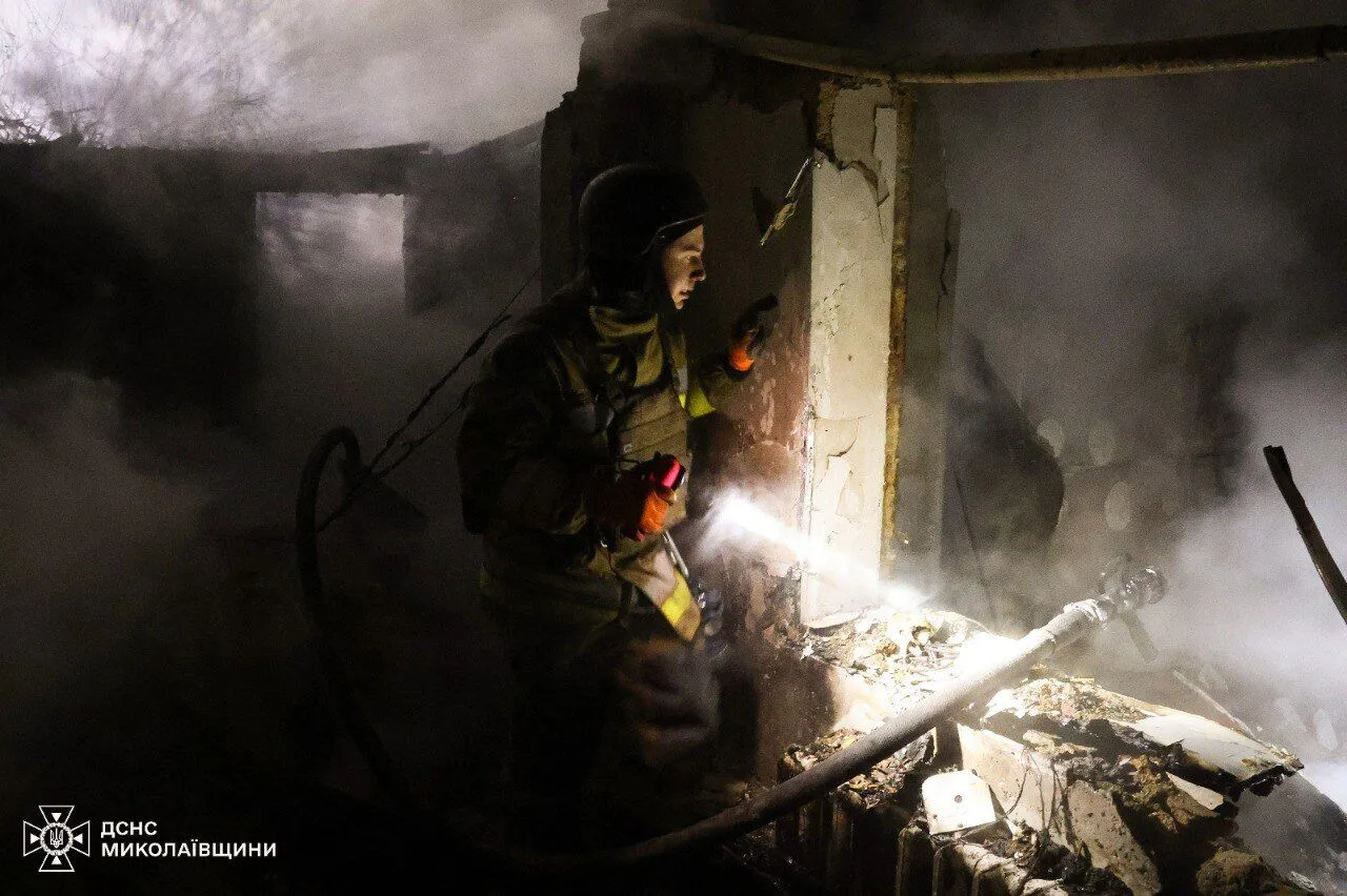 Russians attacked Mykolaiv