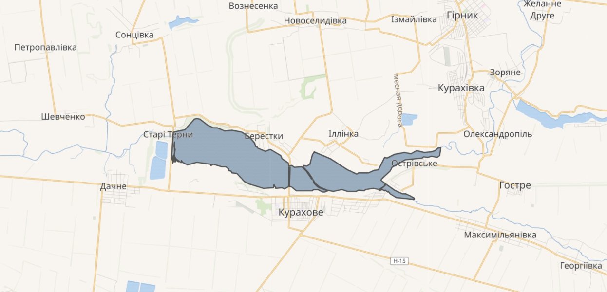 Курахівська дамба, підрив дамби, Курахівське водосховище