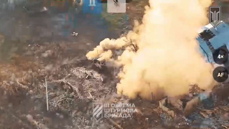 Воїни Третьої штурмової вполювали захований танк і САУ окупантів на Харківщині. Відео