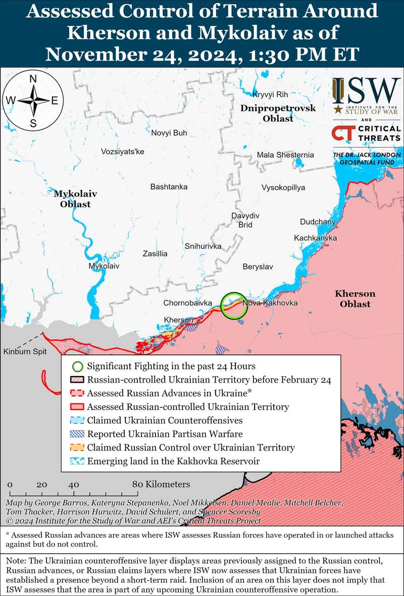 Война в Украине не зашла в тупик: в ISW проанализировали текущую ситуацию на фронте. Карта