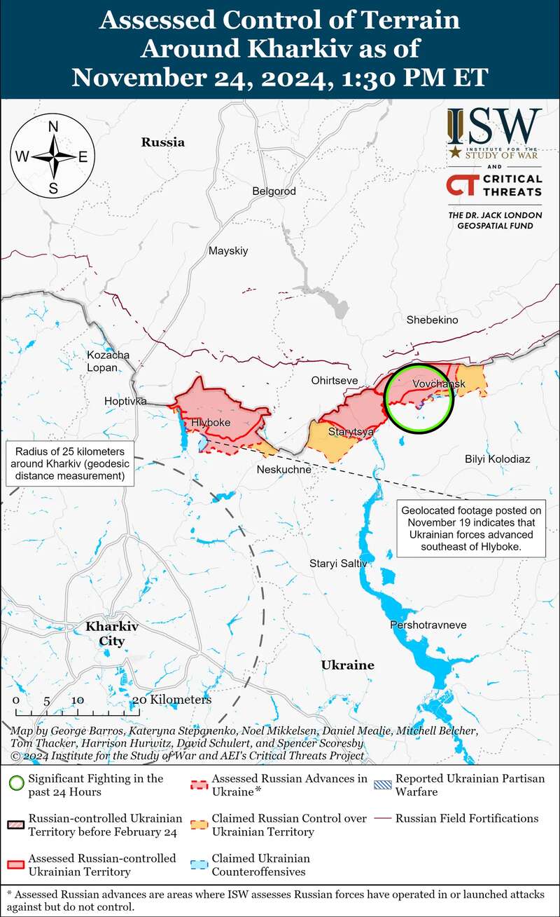 Війна в Україні не зайшла у глухий кут: в ISW проаналізували поточну ситуацію на фронті. Карта dqxikeidqxiqqeant