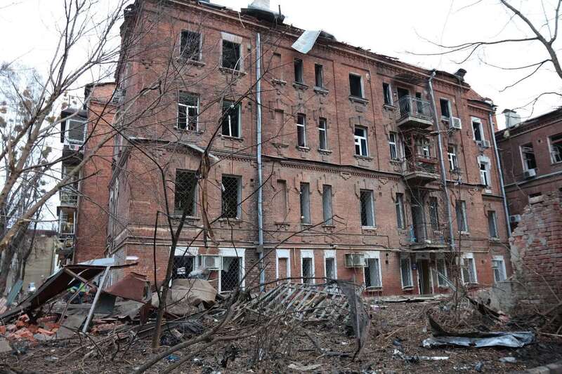 Russians attacked the center of Kharkiv: 41 buildings damaged, many civilians injured. Photos and videos