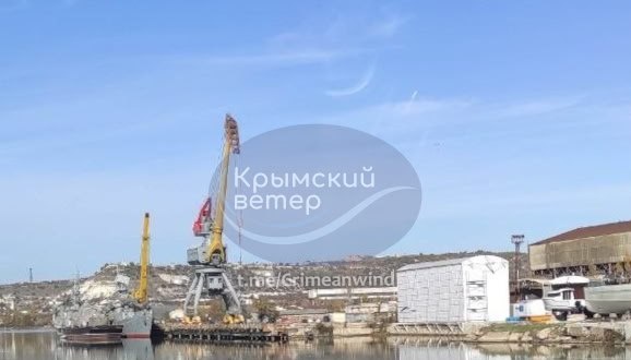 In Crimea, invaders hide ships in Inkerman - social networks dqxikeidqxitkant