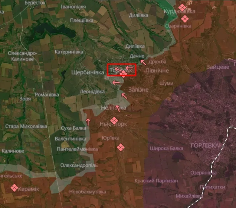 Ворог має великий ресурс: ситуація у Торецьку дуже важка, йдуть міські бої, – речниця ОТУ dqxikeidqxitkant