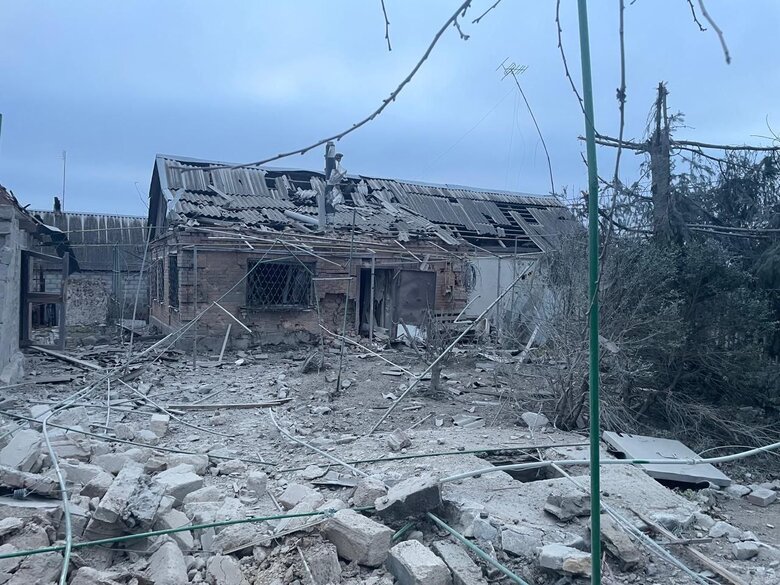 Attack on Nikopol district on December 7