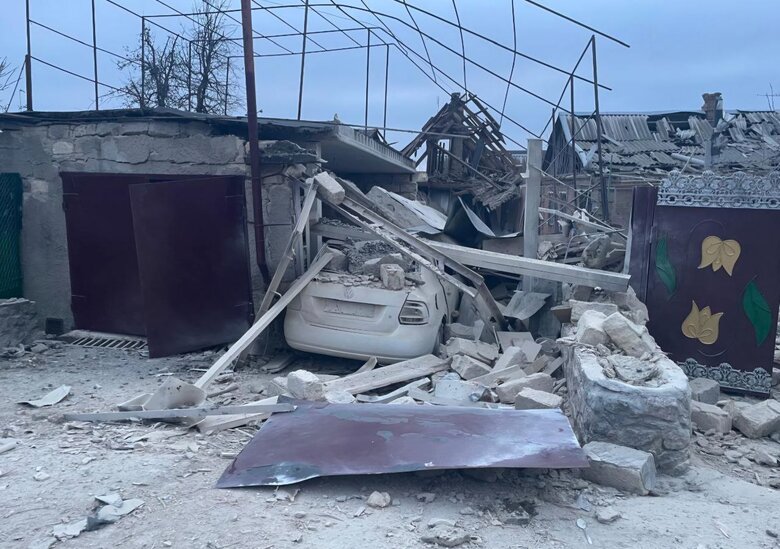 Attack on Nikopol district on December 7