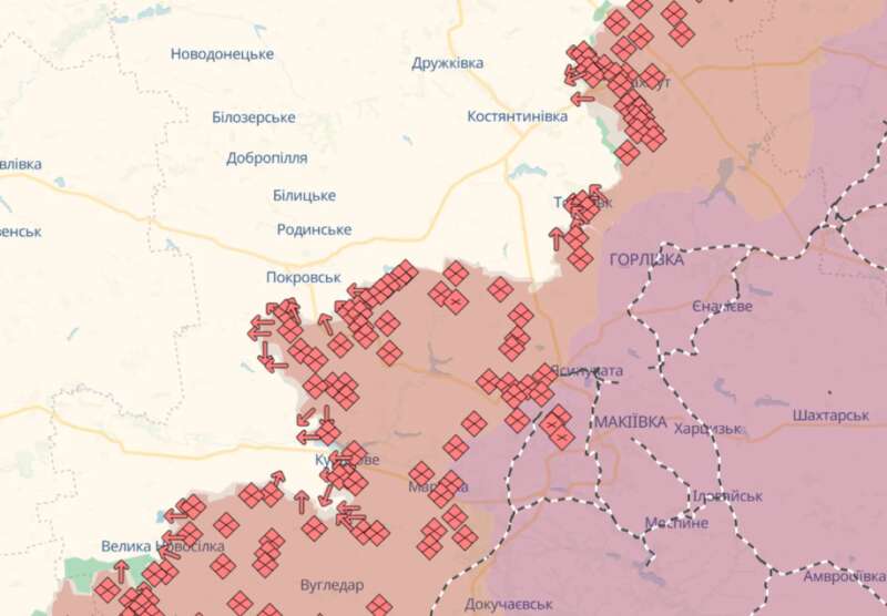 DeepState, карта бойових дій, DeepState, карта бойових дій в Україні dqxikeidqxiqqeant