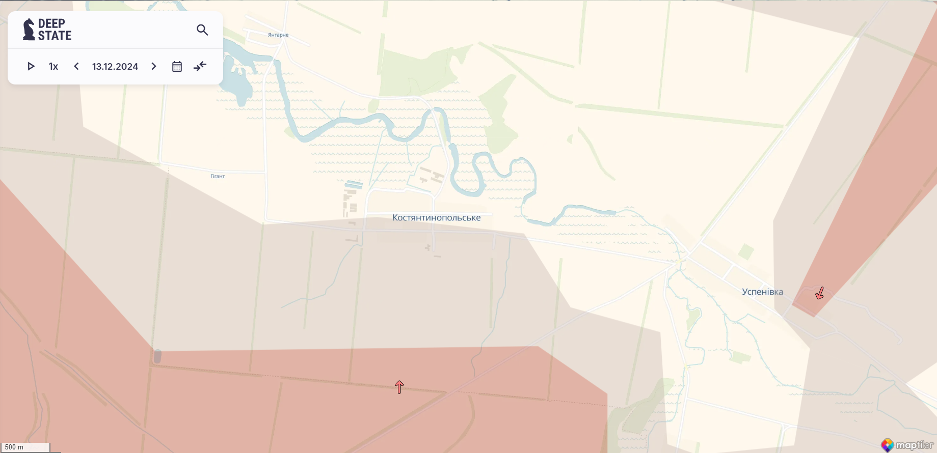Армія Росії захопила нові населені пункти навколо Успенівки на Донеччині: оновлена карта