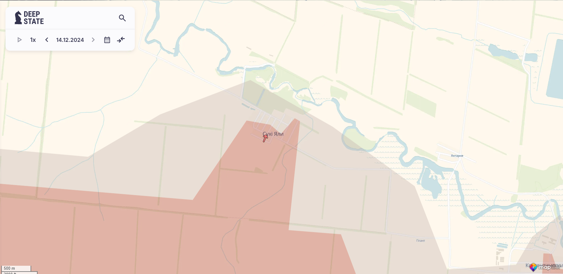 Армія Росії захопила нові населені пункти навколо Успенівки на Донеччині: оновлена карта