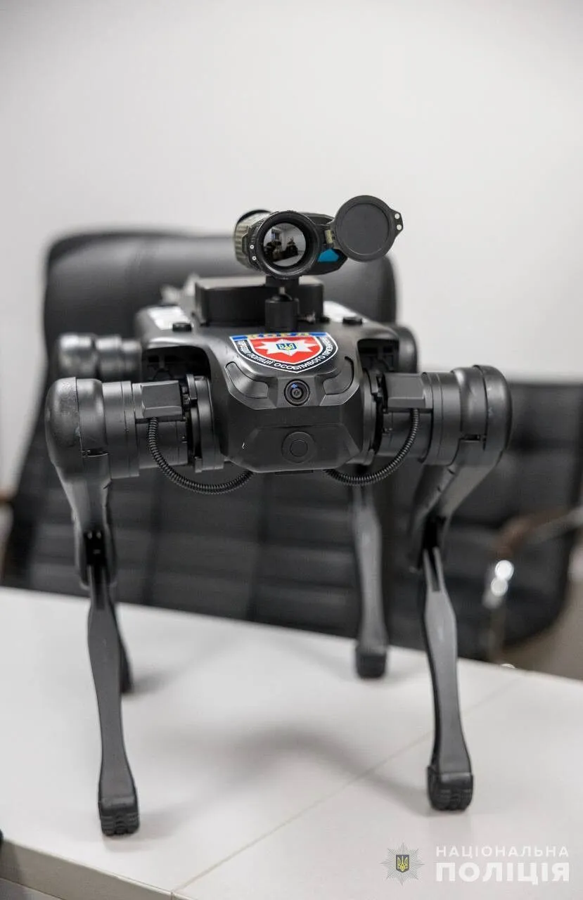 Fighters of the KORD special unit received a ground drone on four 