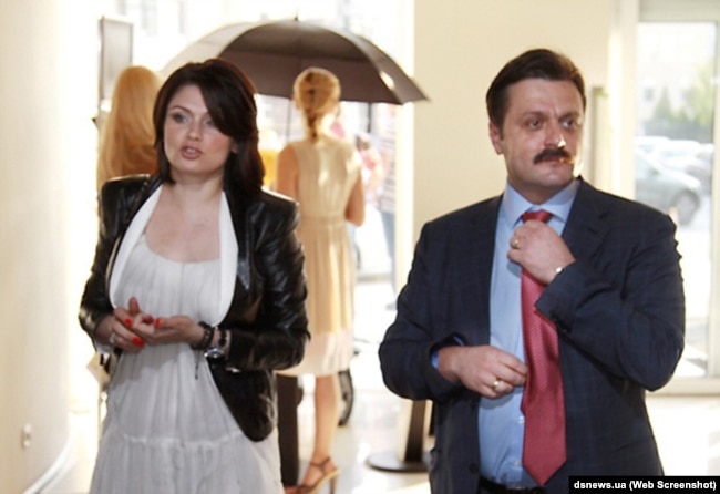 Oksana Terekhovа and Andriy Derkach