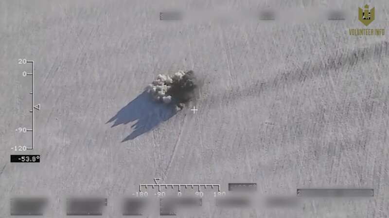 Сили оборони успішно збили ворожий Shahed з бортового кулемета на вертольоті Мі-8. Відео