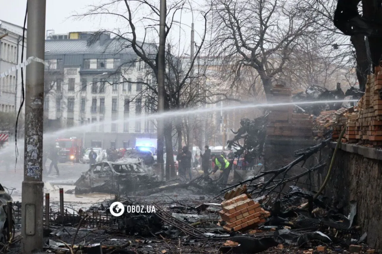 Damaged buildings and broken windows: consequences of the Russian shelling of Kyiv in the Holosiivskyi district. Photo report and video