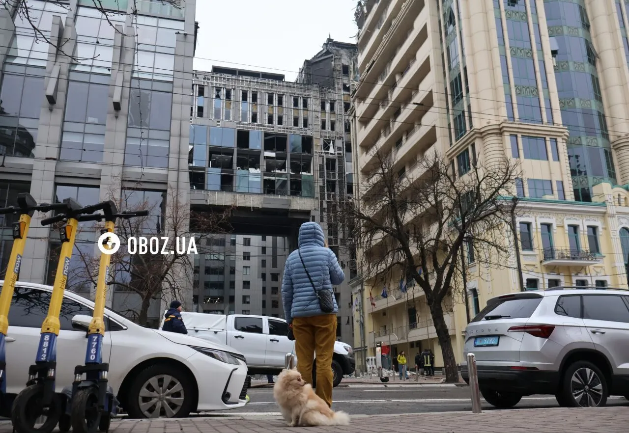 Damaged buildings and broken windows: consequences of the Russian shelling of Kyiv in the Holosiivskyi district. Photo report and video