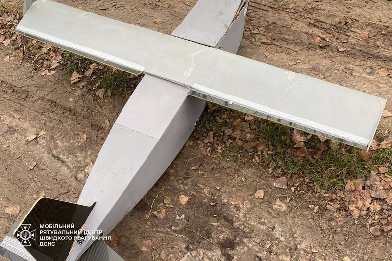 Hanging on the tree: sappers removed a Russian decoy drone in the Kyiv region. Photo