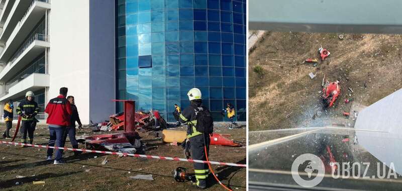 У Туреччині вертоліт швидкої допомоги врізався в будівлю лікарні: чотири людини загинули. Фото і відео dqxikeidqxiqqeant