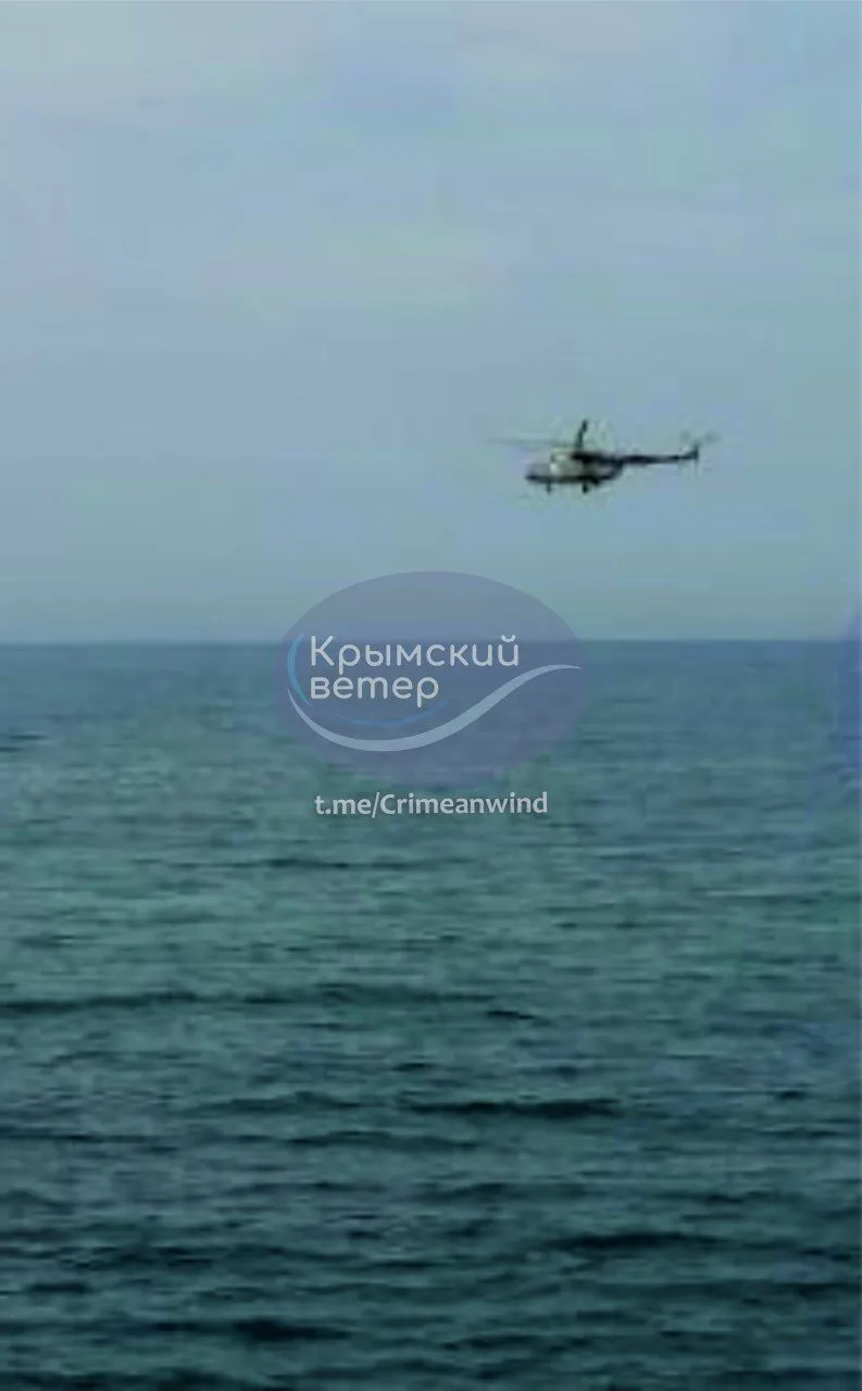 Над Керченским проливом зафиксировали повышенную активность военных вертолетов РФ. Фото