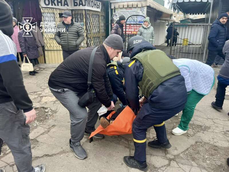 In Nikopol, RF struck the central market dqxikeidqxitkant