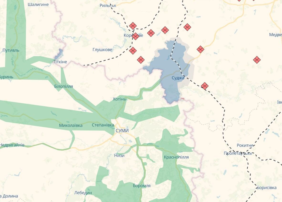 The occupiers launched a massive shelling of the Sumy border area using various types of weapons: details dqxikeidqxitkant