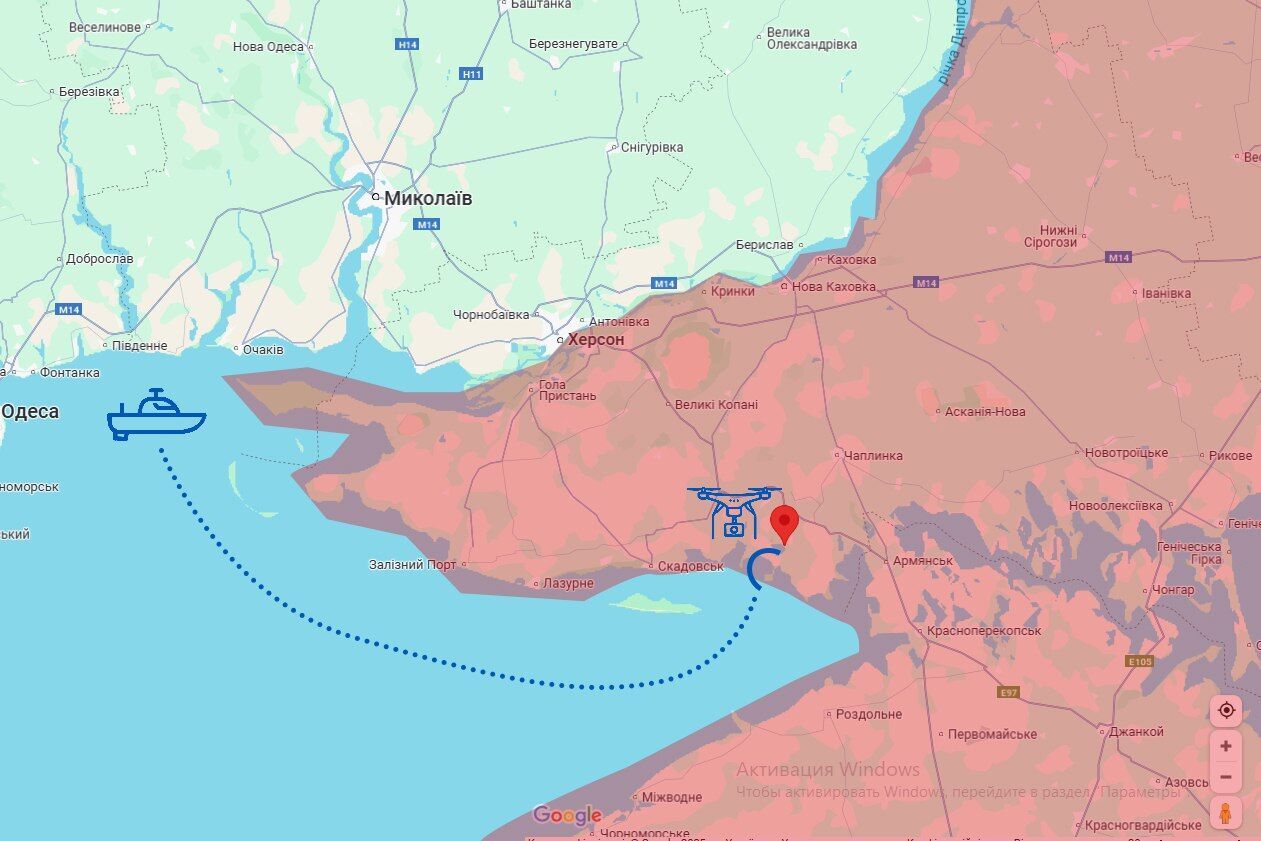 Historical event: The Ukrainian Armed Forces have started using unmanned vessels as  dqxikeidqxitkant