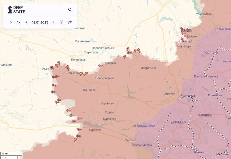 Під Покровськом відбулися 98 боїв за добу: Генштаб відзвітував про ситуацію на фронті