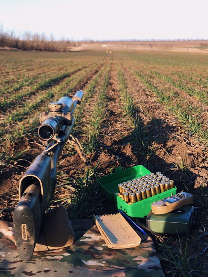 Тренировки снайперов под Бердянском в Запорожской области в полномасштабное вторжение России в Украину.