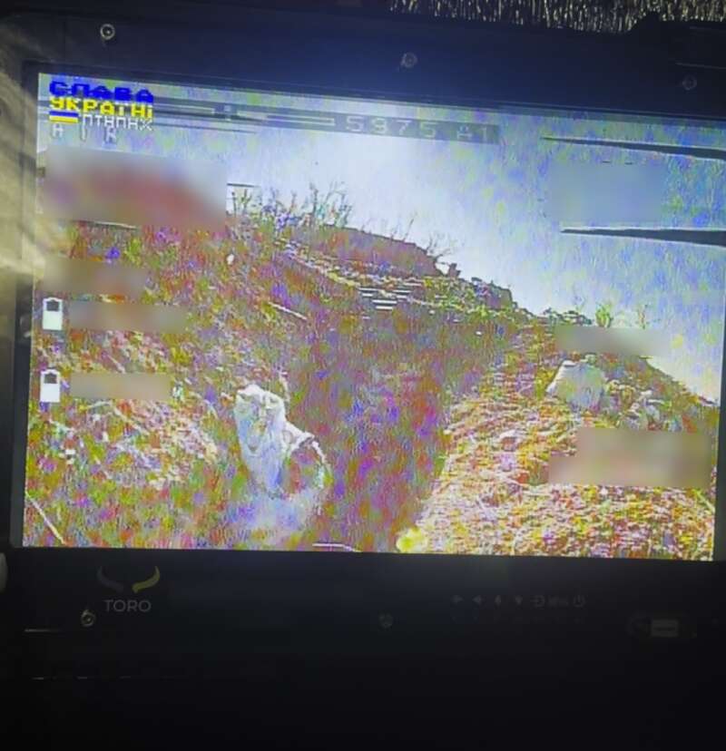 Ураження російського бліндажа. Фото: 128 бригада ТрО ЗСУ