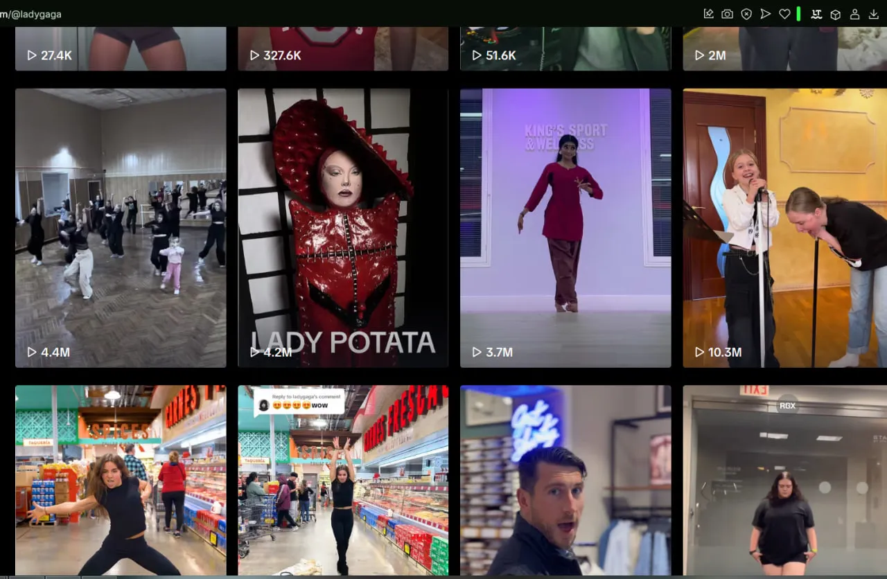 Леді Гага зробила репост відео української викладачки