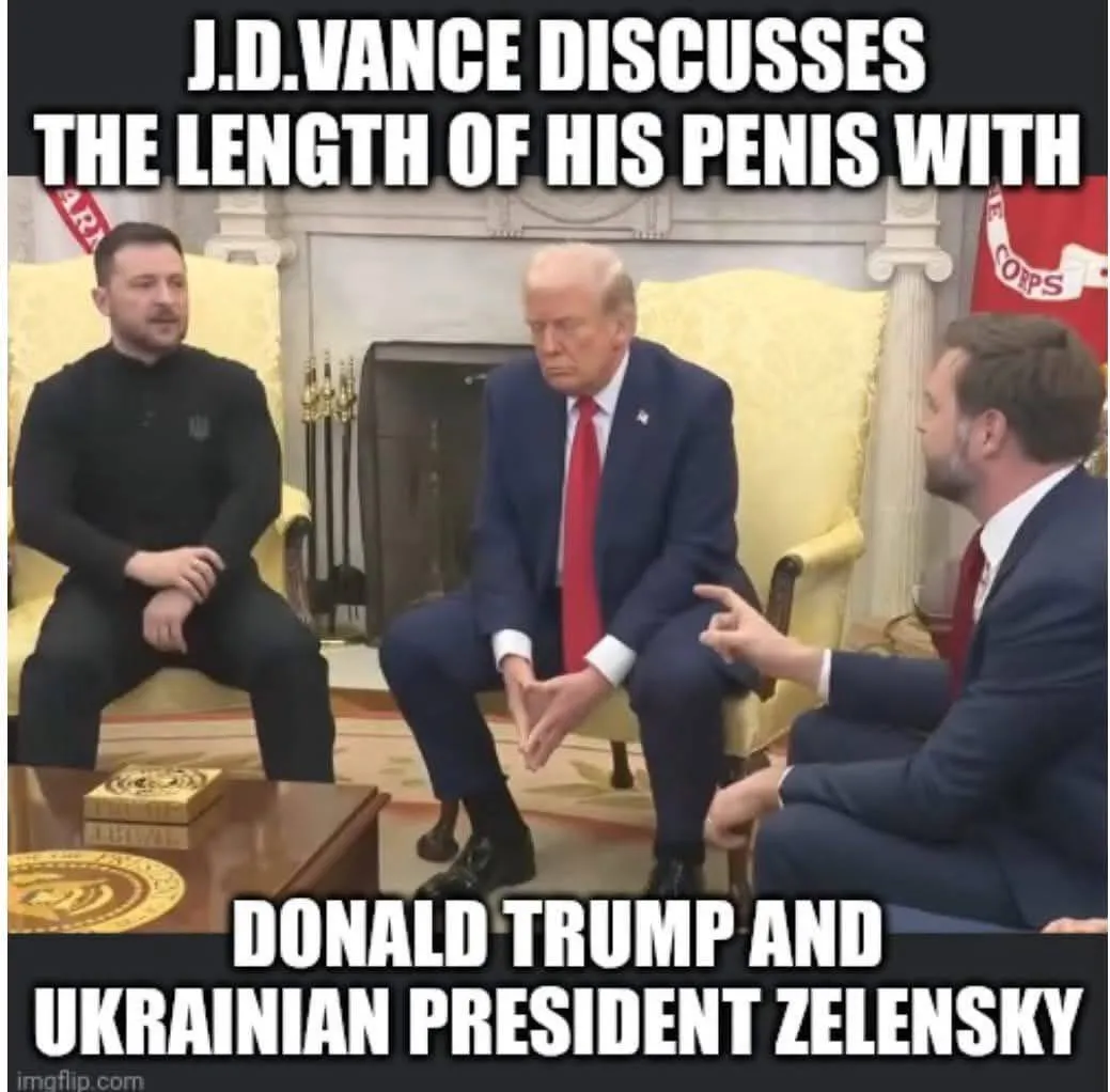 Мемы о встрече Зеленского и Трампа - мемы о Трампе