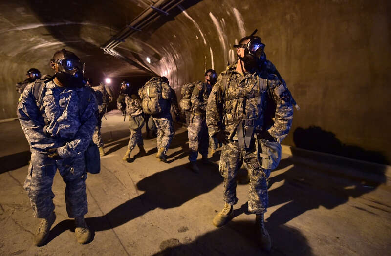 навчання США Південна Корея тунелі 1 Спільні навчання США та Південної Кореї, навчання в тунелях, тунелі КНДР dqxikeidqxiqqeant