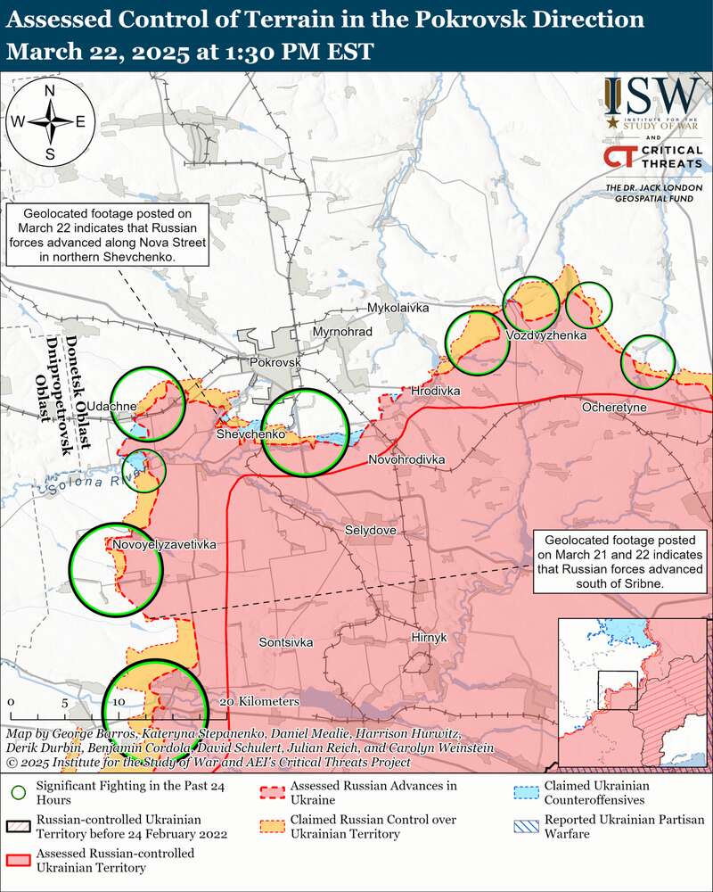 Російські війська продовжують атаки на Курщині, але не мають просувань: в ISW оцінили ситуацію. Карта