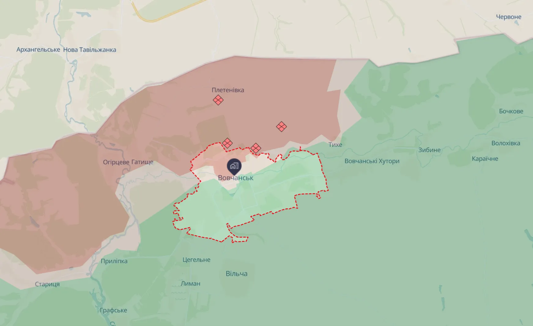 Бої за Вовчанськ dqxikeidqxitkant