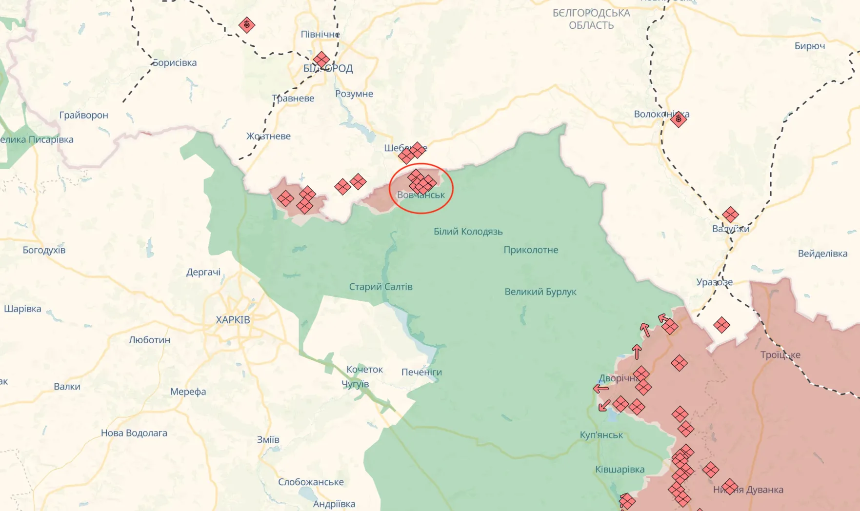 Ситуація у Вовчанську.