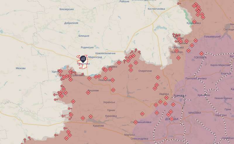 Pokrovsk direction. dqxikeidqxitkant