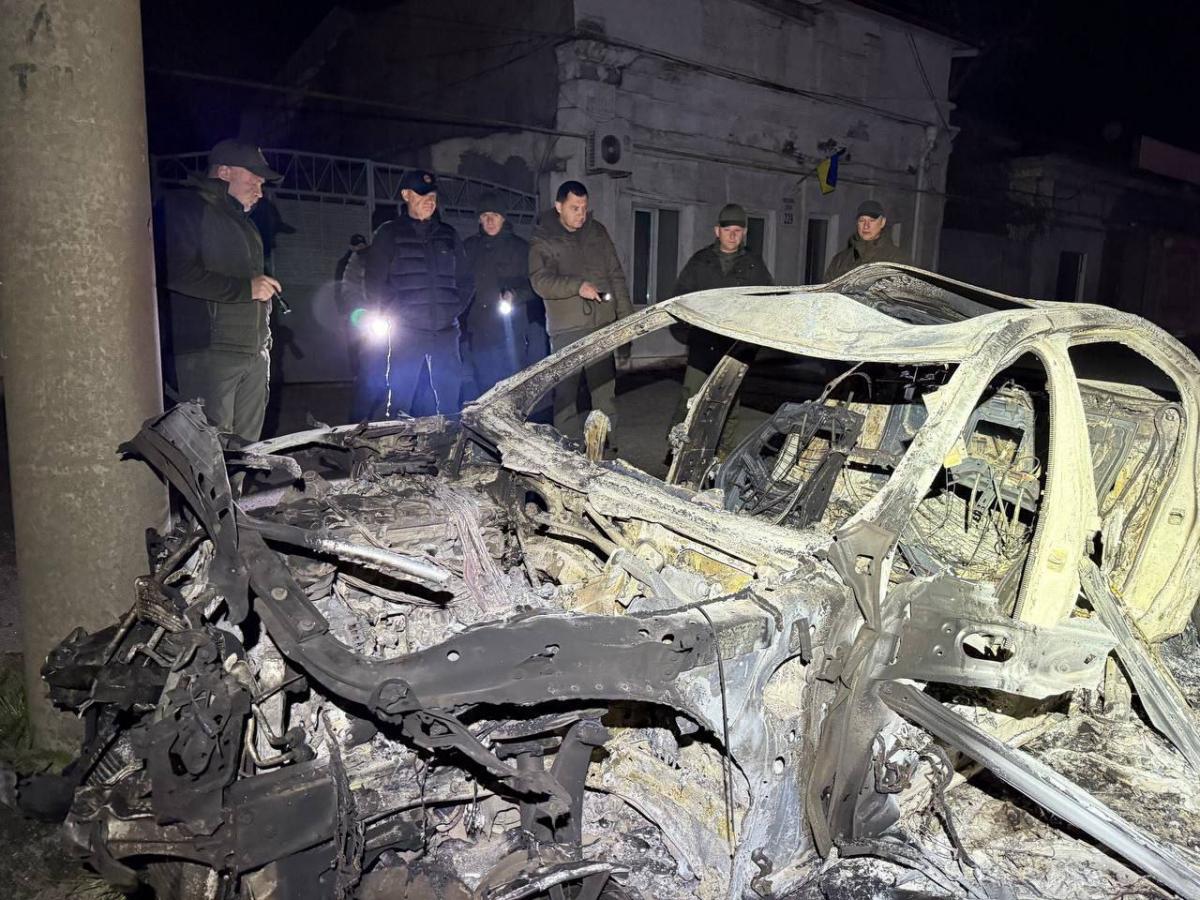 Последствия атаки дронов на Одессу