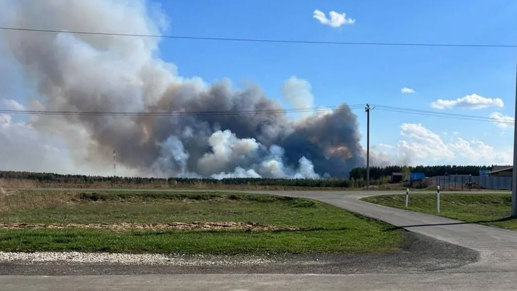 Как новогодняя ёлка: OSINT-аналитики показали масштабы пожара на складе боеприпасов во Владимирской области РФ. Фото