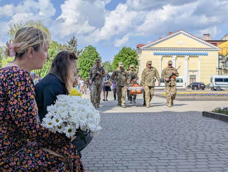 Снайпер Максим Ткачук повернувся у рідний Ковель на щиті
