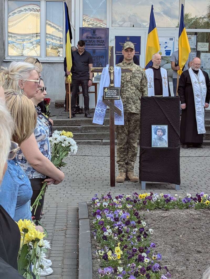 У Ковелі попрощалися з Максимом Ткачуком, який загинув 25 квітня на Луганщині