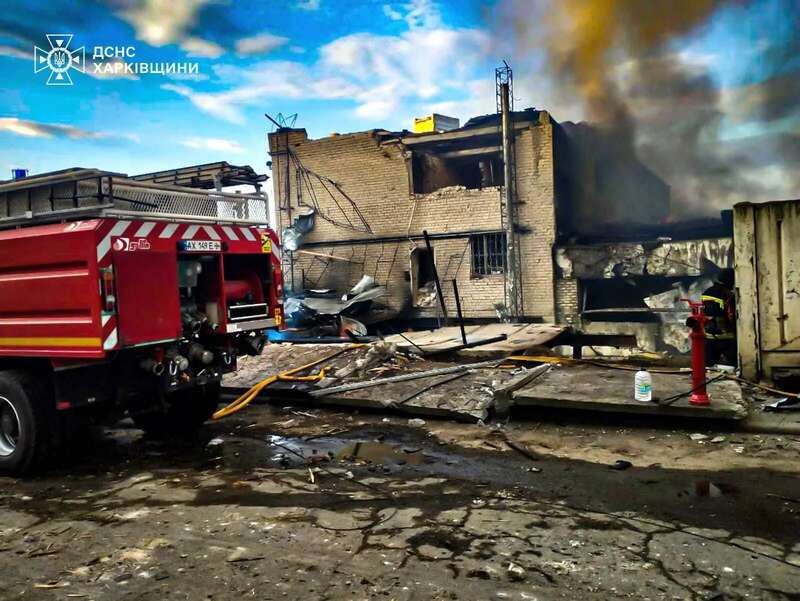 In Izium, a Russian drone hit the branch  dqxikeidqxitkant