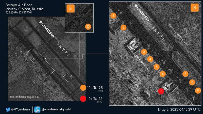 Россия стягивает стратегическую авиацию в Сибирь (спутниковые снимки)